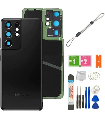 Amazon.com: Peixiong Galaxy S21 Ultra Back Glass Battery Cover for